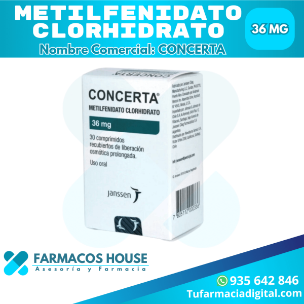 Venta de Concerta 36 mg en Lima - Solución Efectiva para el TDAH