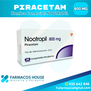 Venta de Piracetam en Lima - ¡Potencia tu mente con NOOTROPIL 800 MG en Perú!