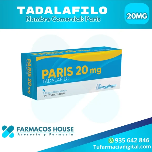 Cialis 20 mg x 4 Comprimidos