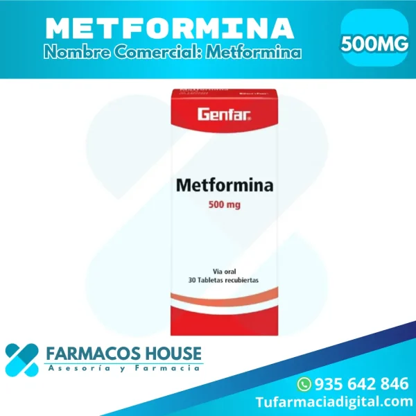 Venta de Metformina 500 mg