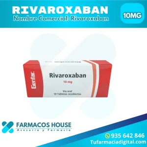 RIVAROXABAN 20 MG X 30 UNIDADES